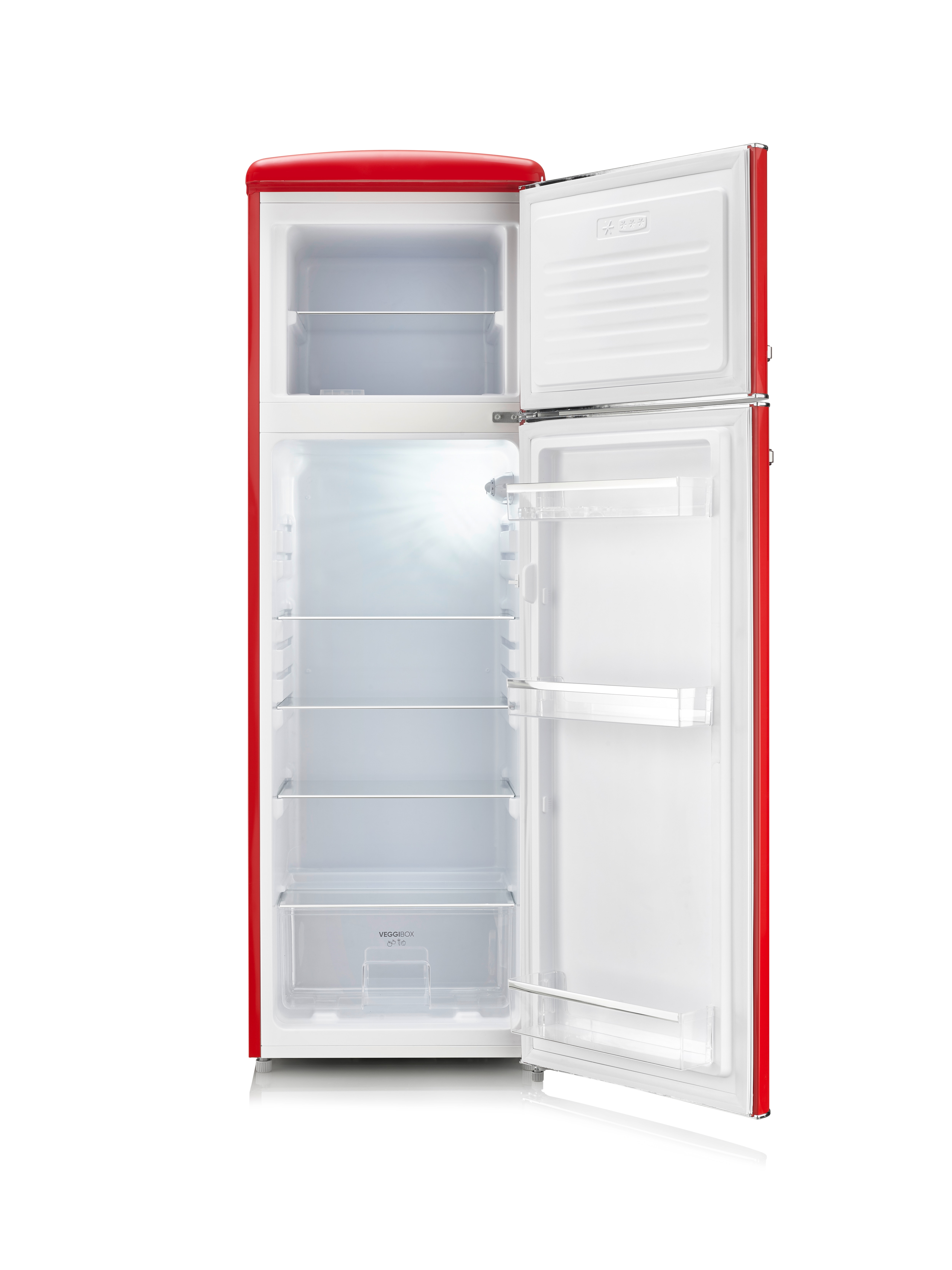 Frigorífico de 2 Portas Severin Retro RKG8983 e de 166,5 cm - Vermelho Vermelho-3