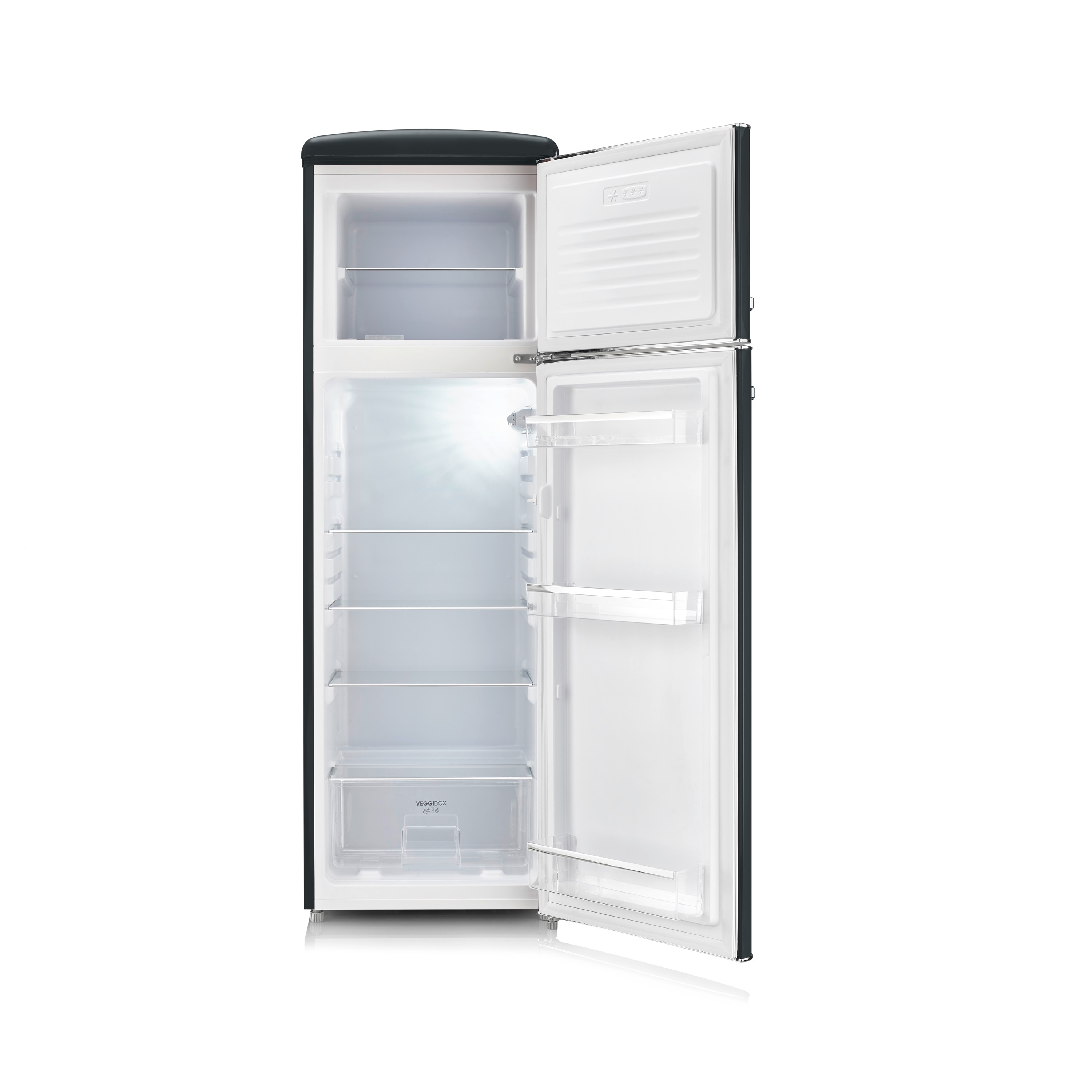 Frigorífico de 2 Portas Severin Retro RKG8984 e de 166,5 cm - Preto Preto-2
