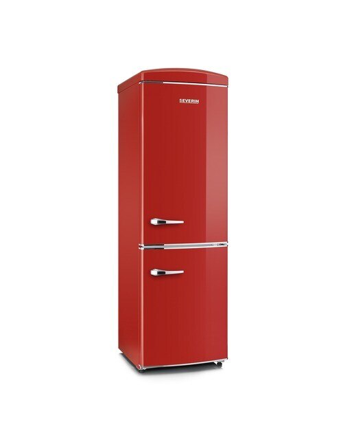 Frigorífico Combinado Severin Retro RKG8997 No Frost e de 194,3 cm - Vermelho Vermelho-1