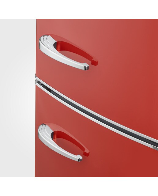 Frigorífico Combinado Severin Retro RKG8997 No Frost e de 194,3 cm - Vermelho Vermelho-5