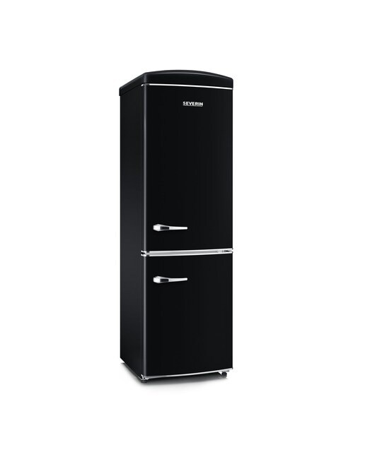 Frigorífico Combinado Severin Retro RKG8998 No Frost e de 194,3 cm - Preto Preto-1