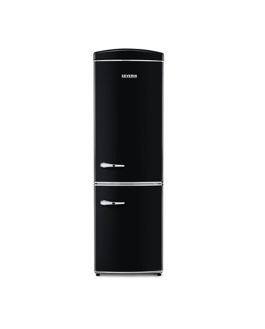 Frigorífico Combinado Severin Retro RKG8998 No Frost e de 194,3 cm - Preto Preto-2