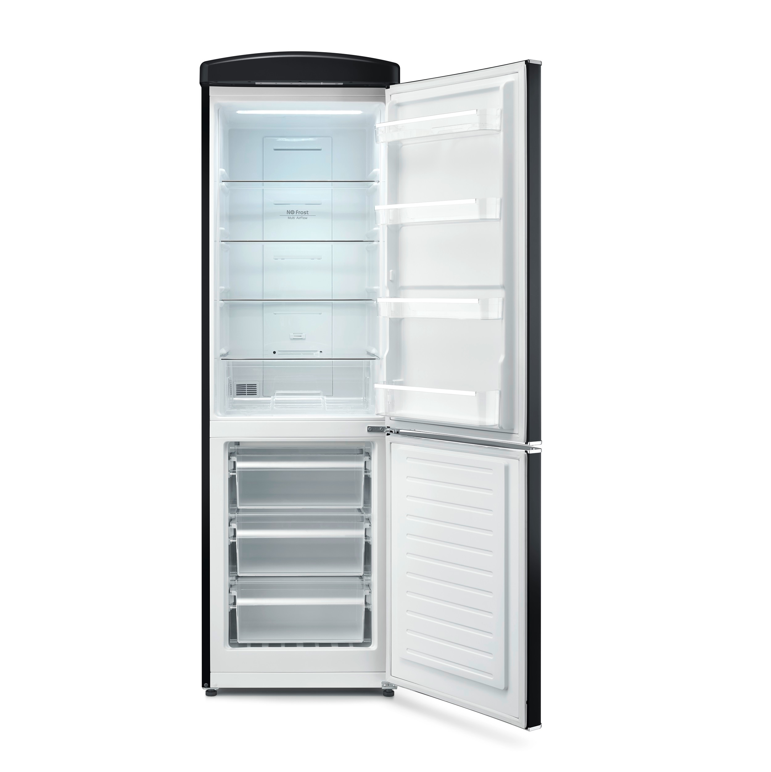 Frigorífico Combinado Severin Retro RKG8998 No Frost e de 194,3 cm - Preto Preto-3
