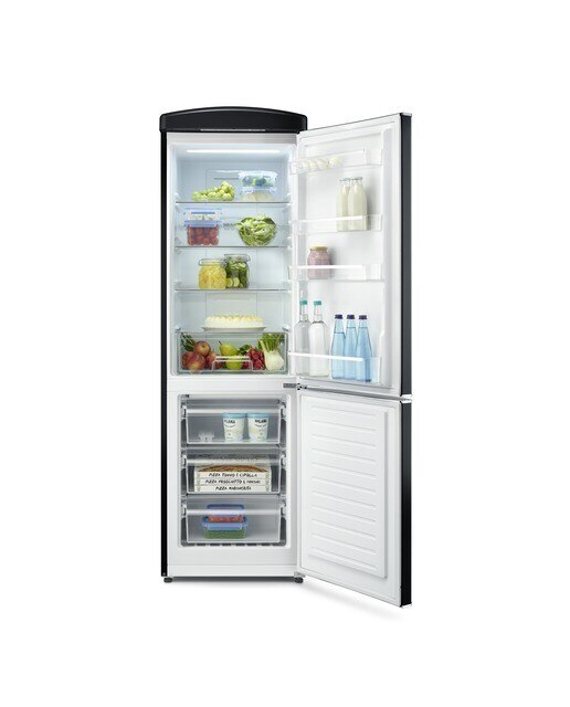 Frigorífico Combinado Severin Retro RKG8998 No Frost e de 194,3 cm - Preto Preto-4