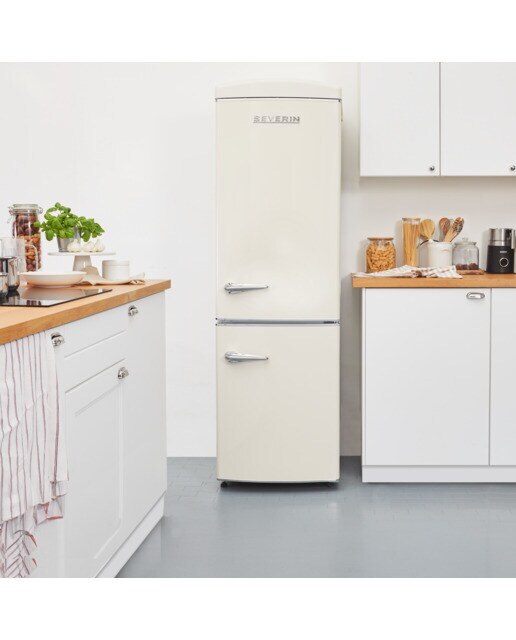 Frigorífico Combinado Severin Retro RKG8999 No Frost e de 194,3 cm - Creme Creme-8