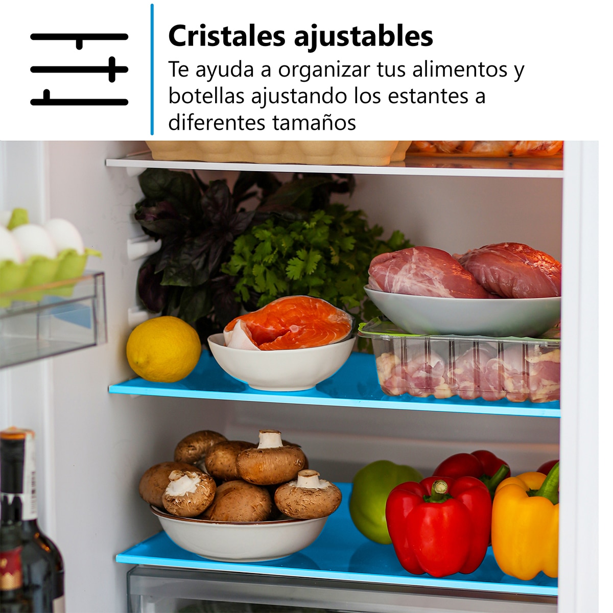 Frigorífico de 2 Portas Midea MDRT489MTE01E Total No Frost e de 172,4 cm - Branco Branco-8