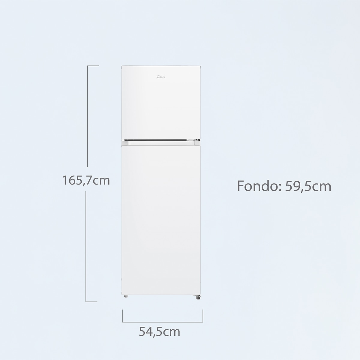 Frigorífico 2 puertas Midea Total No Frost - MDRT385MTE01 Blancos-2