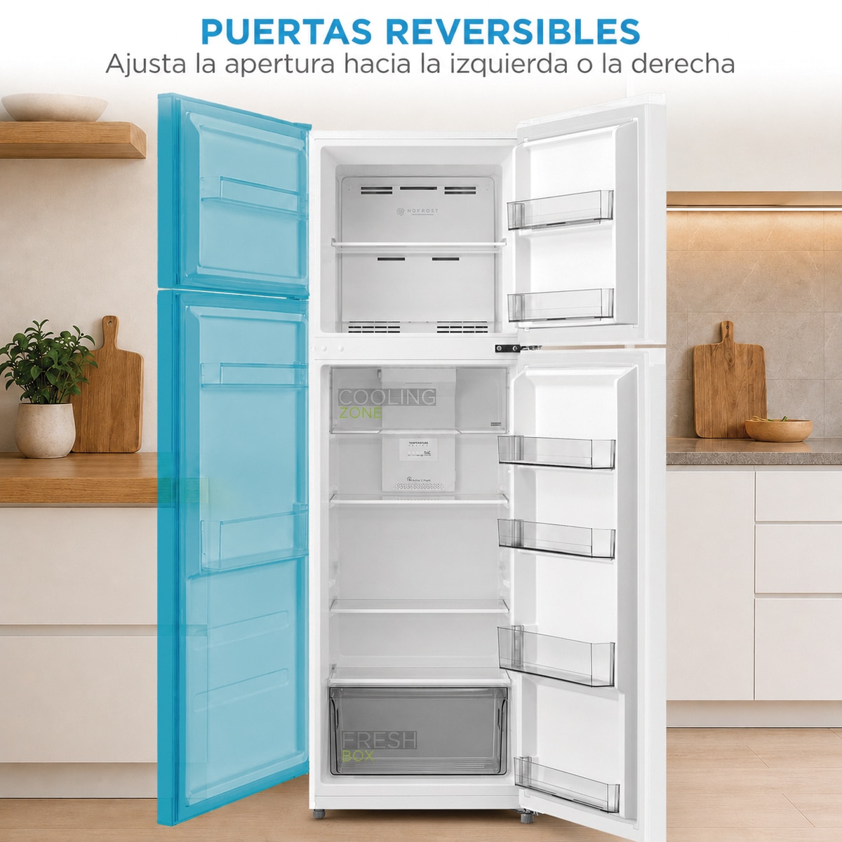 Frigorífico 2 puertas Midea Total No Frost - MDRT385MTE01 Blancos-6