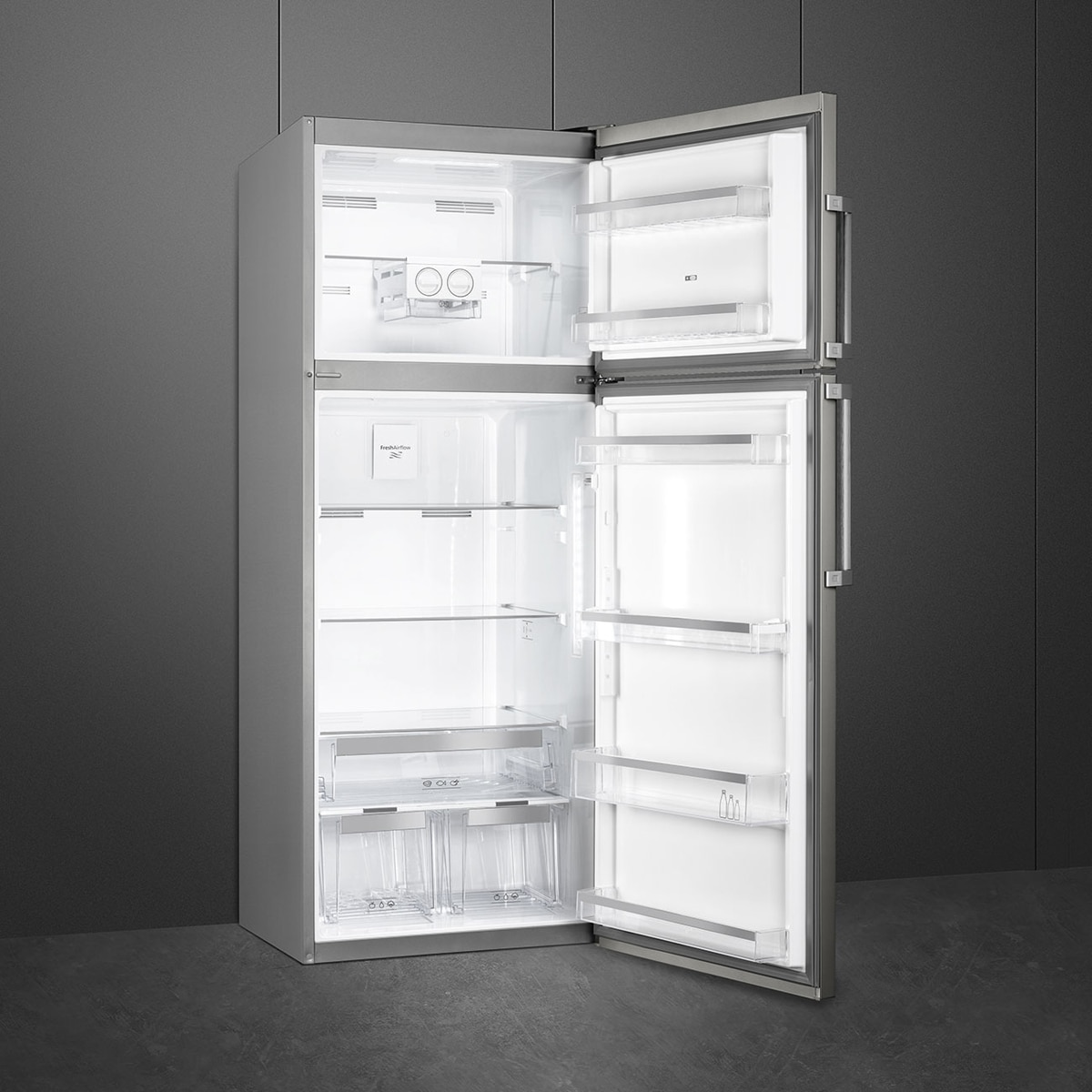 Frigorífico 2 puertas Smeg, Total No Frost, 434 litros, apertura a la derecha - FD70EN4HX Acero Inox-2