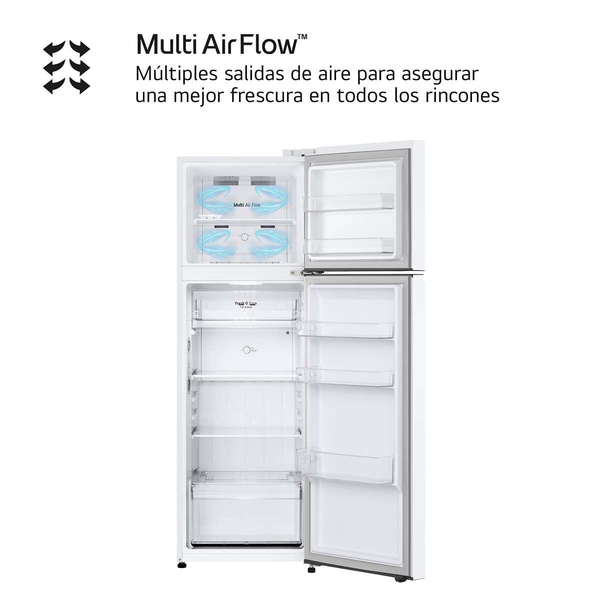 Frigorífico dos puertas LG, Door Cooling, Total No Frost - GTBV20SWZJD Blanco-7