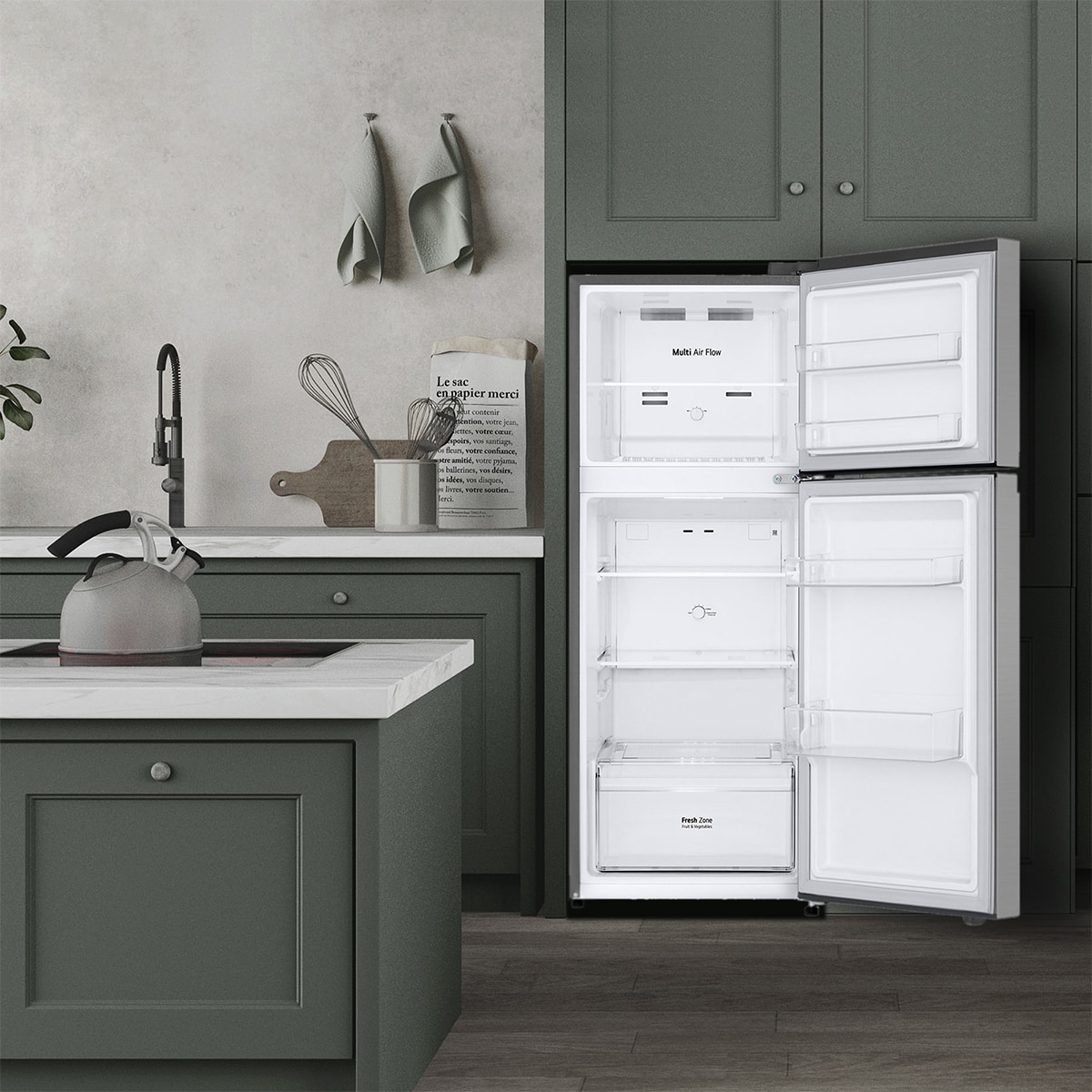 Frigorífico dos puertas LG, Total No Frost - GTBV22PYNJ Inox-14