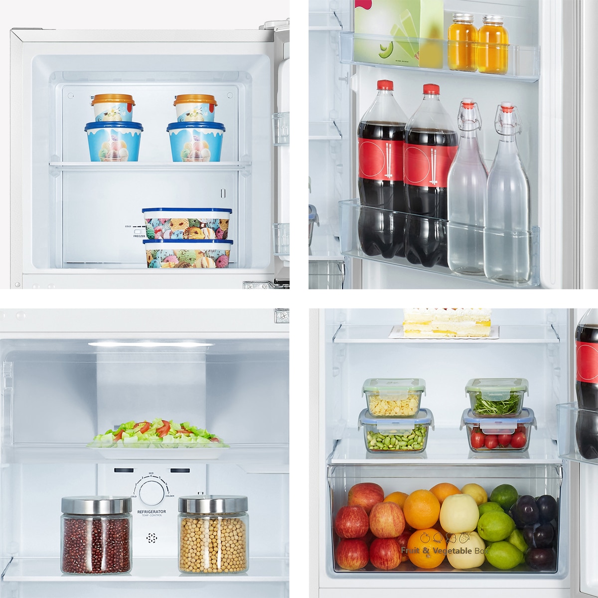 Frigorífico 2 puertas Hisense , Total No Frost - RT327N4AWE Blanco-12