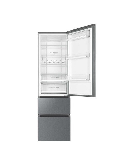 Imagen 3 de Frigorífico Combi Haier Total No Frost 3D 60 Series 3 - A3FE837CGJ - Silver Titanium Silver Titanium