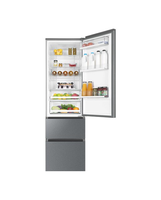 Imagen 4 de Frigorífico Combi Haier Total No Frost 3D 60 Series 3 - A3FE837CGJ - Silver Titanium Silver Titanium