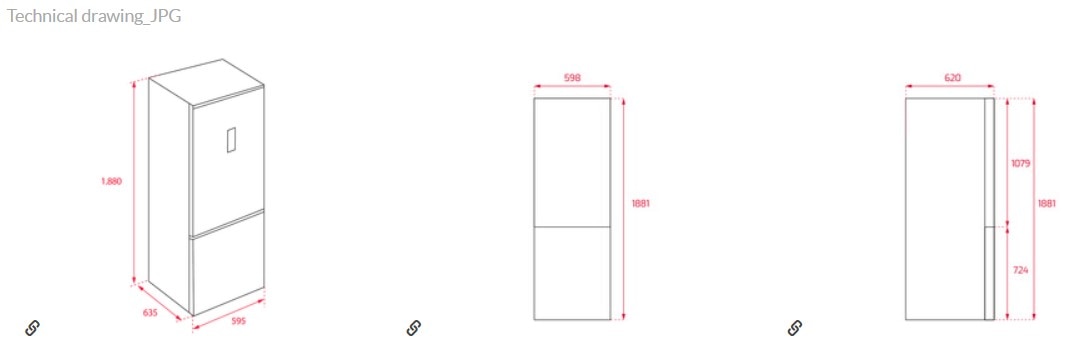 Frigorífico Combi Teka No Frost - NFL 342 C E Inox-3
