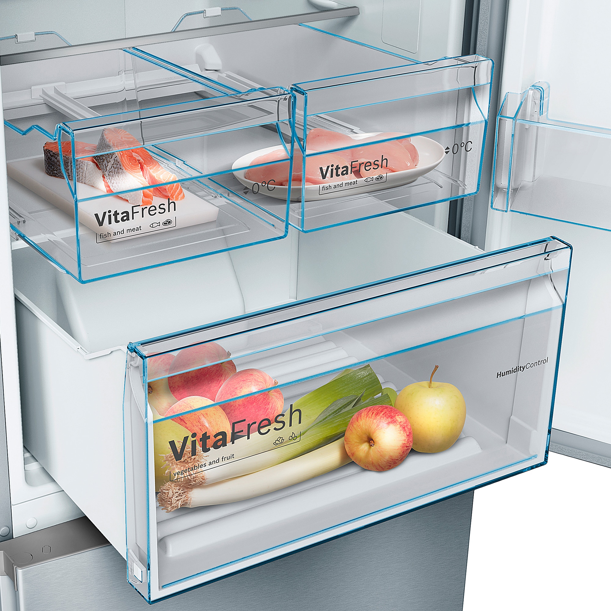 Frigorífico Combi Bosch No Frost - KGN39VIDA Acero Inox-8