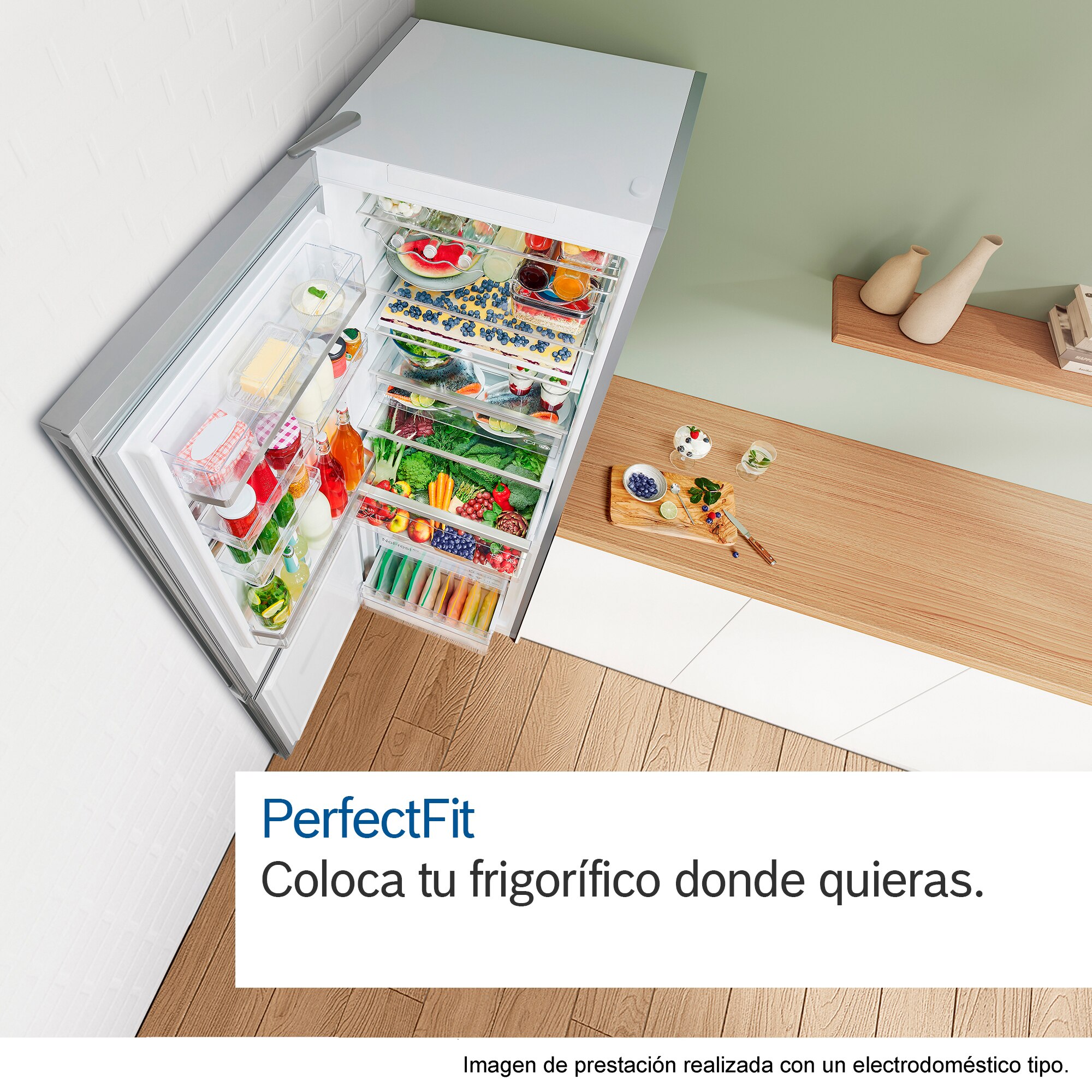 Frigorífico Combi Bosch No Frost - KGN39VWEA Blanco-5