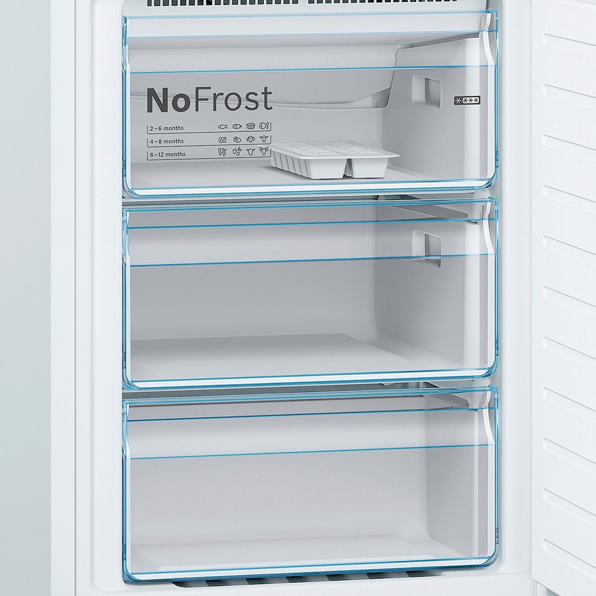 Frigorífico Combinado Bosch Série 4 KGN39VWEA VitaFresh Plus, PerfectFit e No Frost e de 203 cm - Branco Branco-9