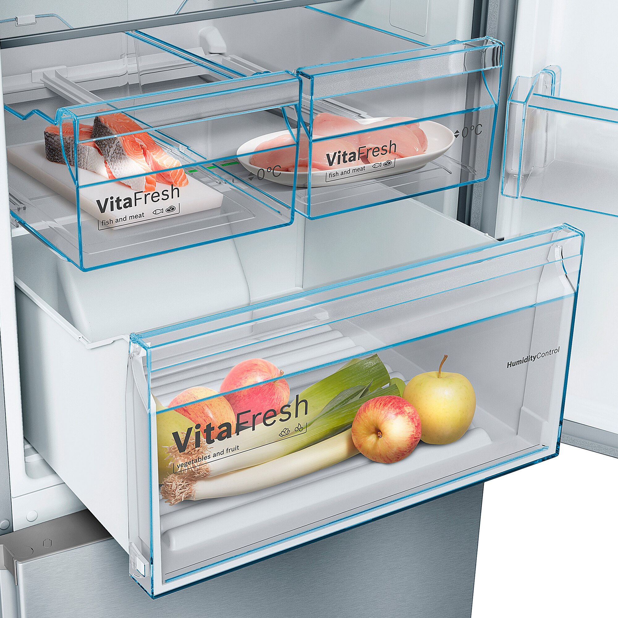 Frigorífico Combi Bosch No Frost - KGN36VIEA Acero Inox-5