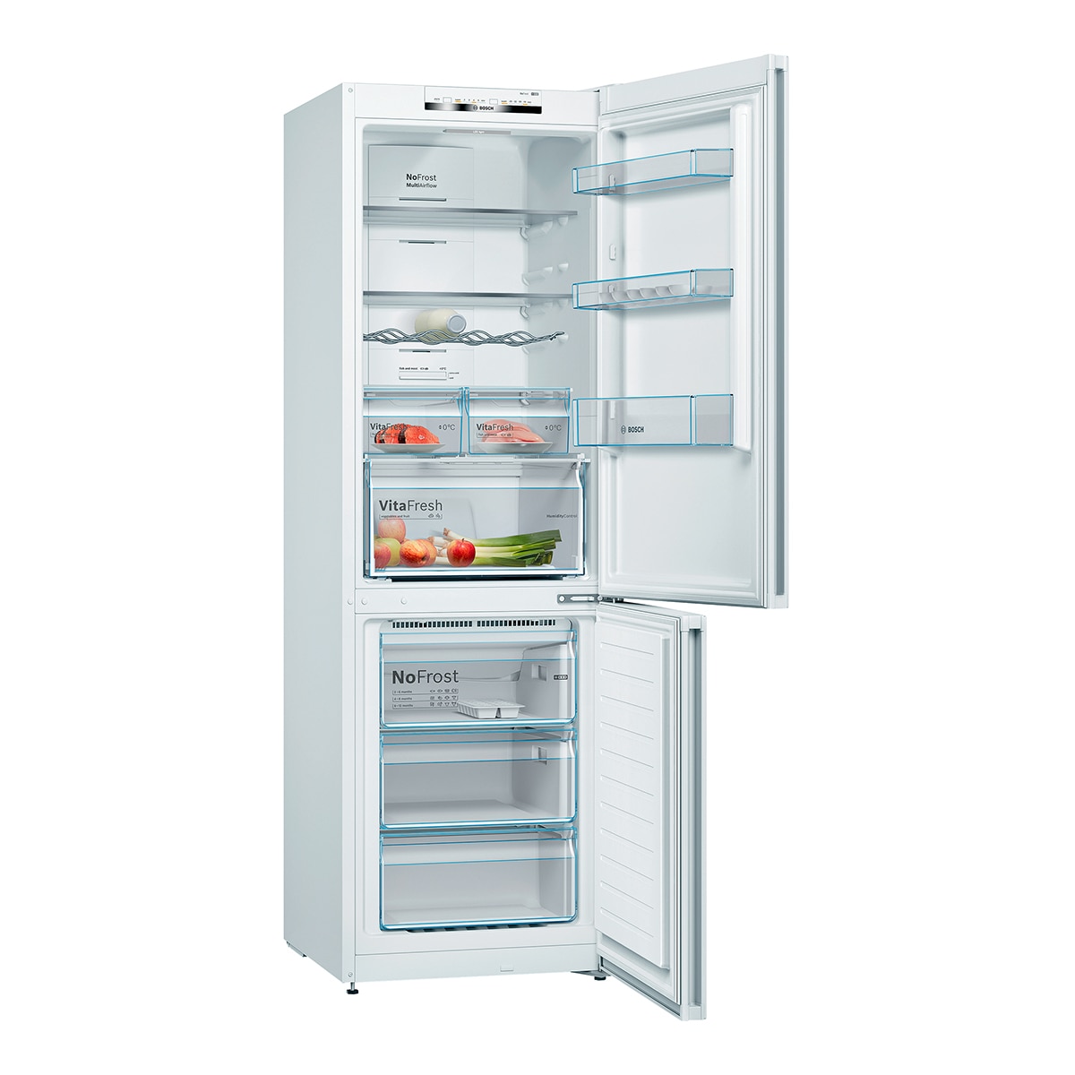Frigorífico Combi Bosch No Frost - KGN36VWEA Blanco-2