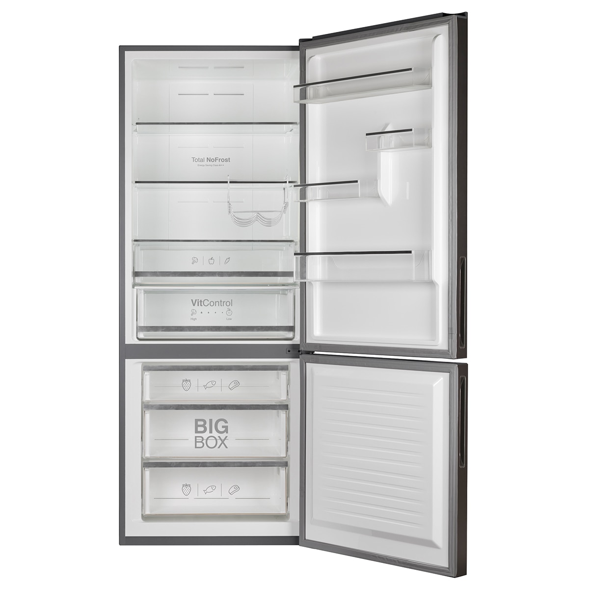 Frigorífico Combinado Fagor 3FFK-7845X No Frost e de 185,5 cm - Inox Aço inoxidável-2