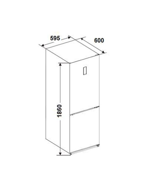 Frigorífico combi Fagor Total No Frost - 3FFK-6644X Inox-2