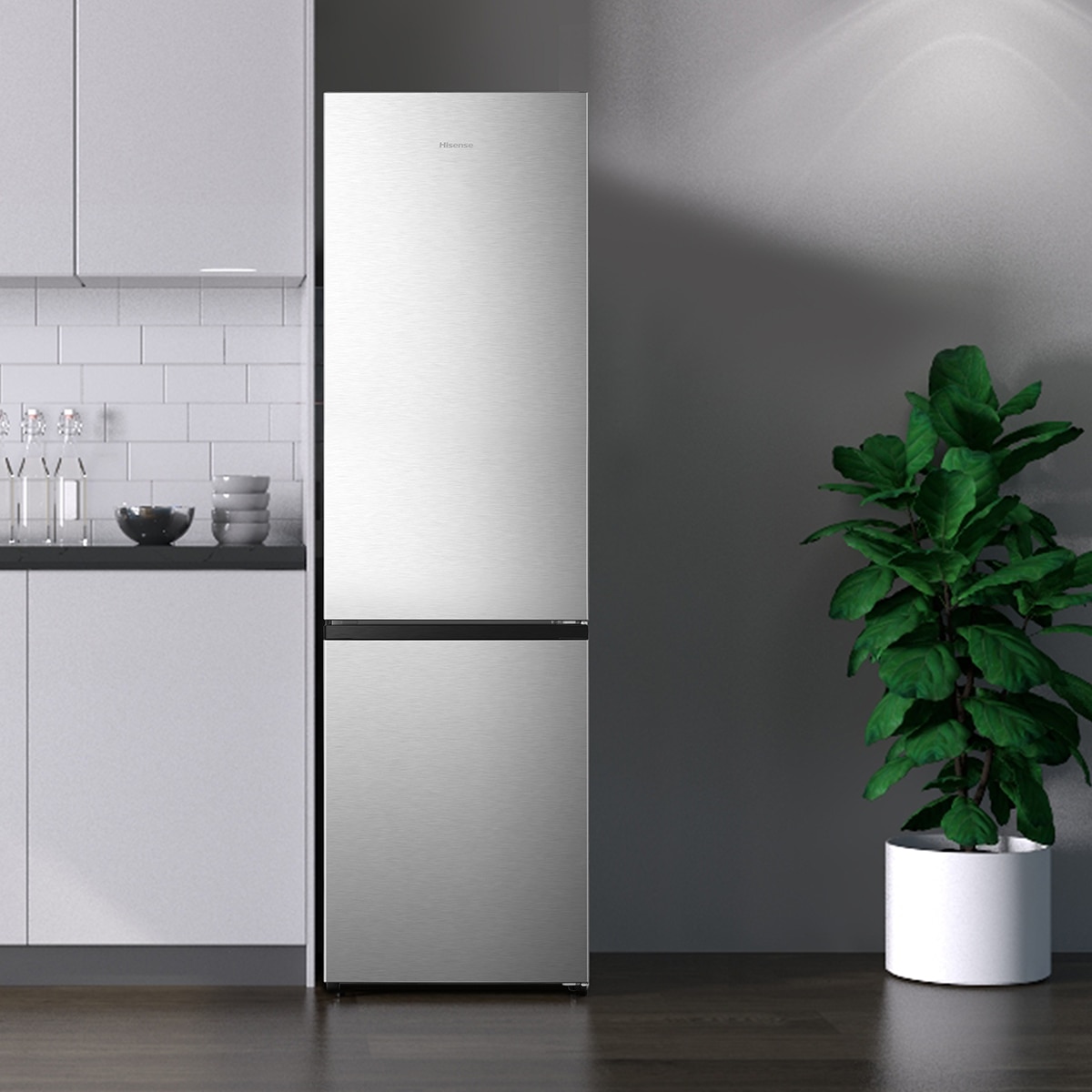 Frigorífico Combi Hisense No Frost - RB440N4BCE Inox-11