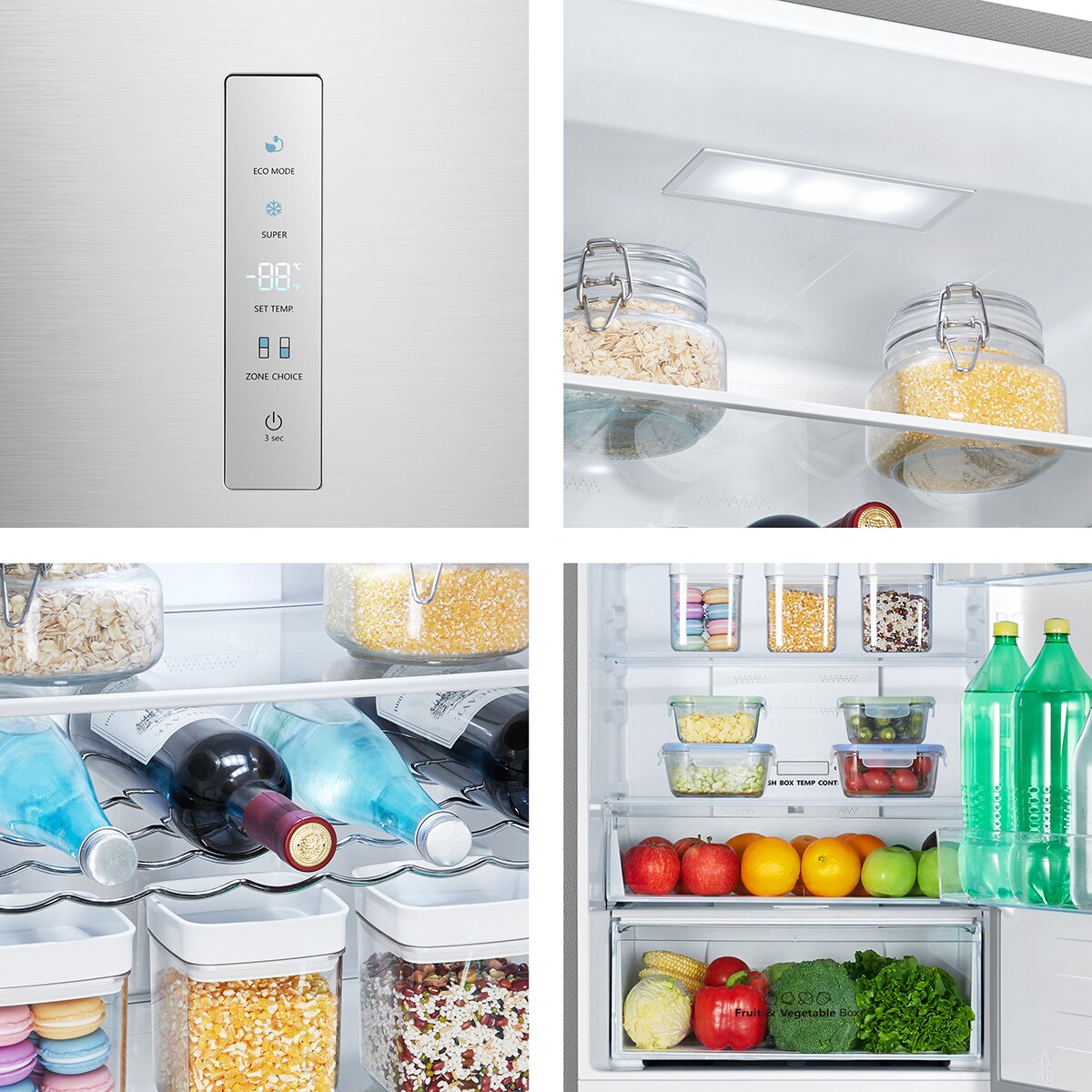 Frigorífico Combi Hisense MultiFlow - RB390N4CCD Inox-12