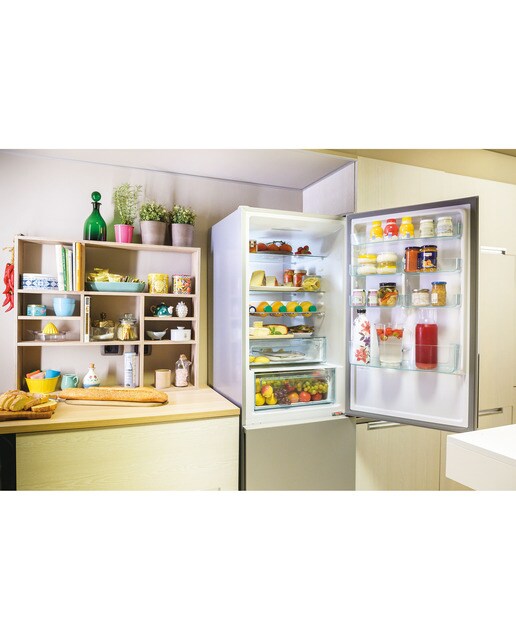 Frigorífico Combi Candy Total No Frost Circle + con Wifi Fresco - CCE7T618ES Plata-17