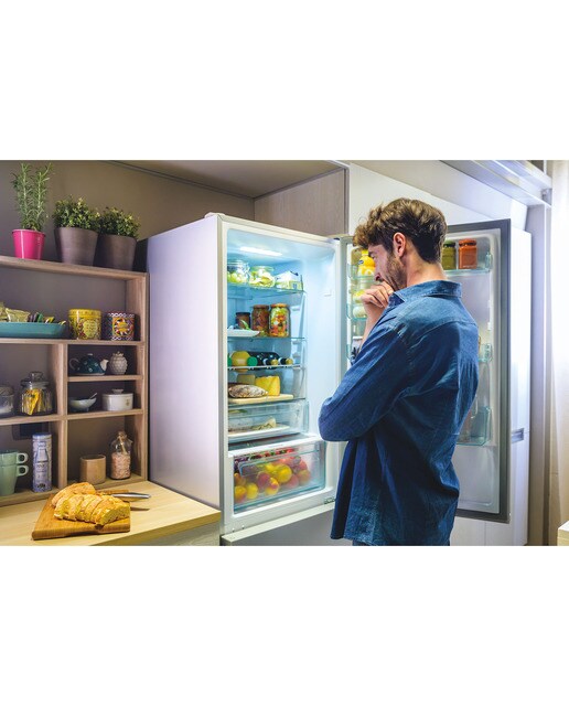 Frigorífico Combi Candy Total No Frost Circle + con Wifi Fresco - CCE7T618ES Plata-18
