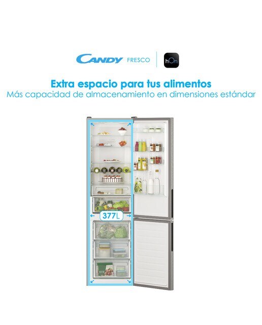 Frigorífico Combi Candy Total No Frost - CCE7T620EX Inox-7