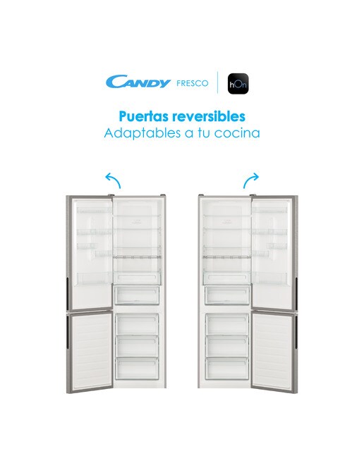 Frigorífico Combi Candy Total No Frost - CCE7T620EX Inox-8