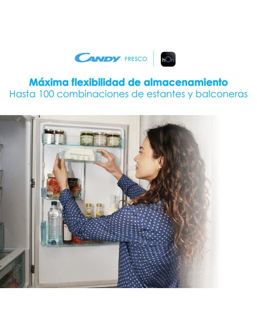 Frigorífico Combi Candy Total No Frost - CCE7T620EX Inox-11