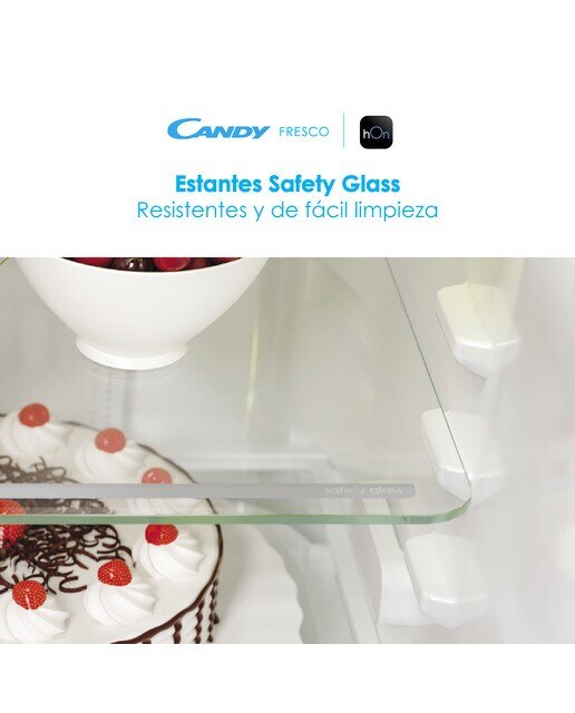 Frigorífico Combi Candy Total No Frost - CCE7T620EX Inox-12