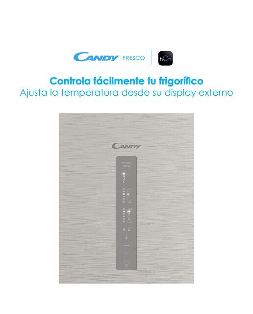 Frigorífico Combi Candy Total No Frost - CCE7T620EX Inox-14