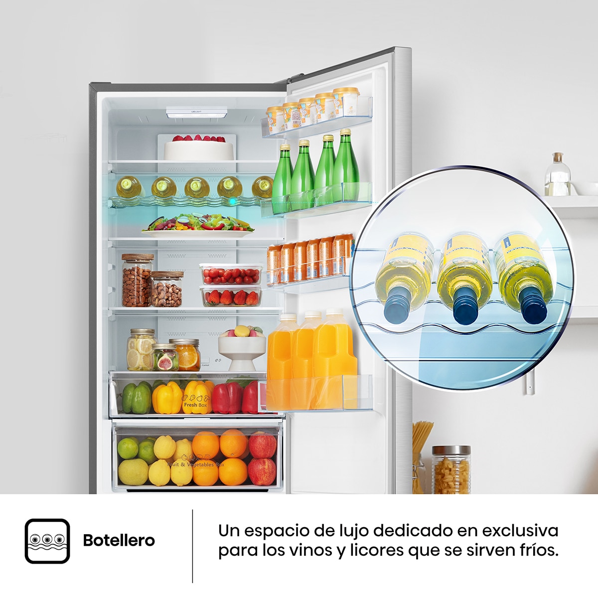 Frigorífico Combi Hisense Multi Air Flow - RB440N4ACD Inox-10