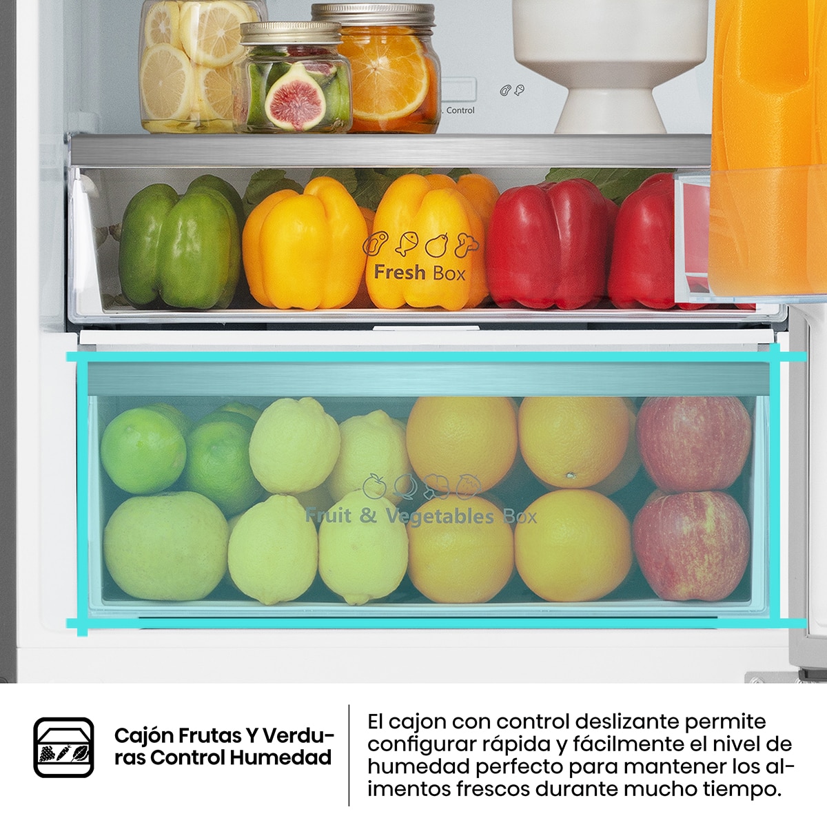 Frigorífico Combi Hisense Total No Frost - RB440N4GWD - Cristal blanco Cristal blanco-8