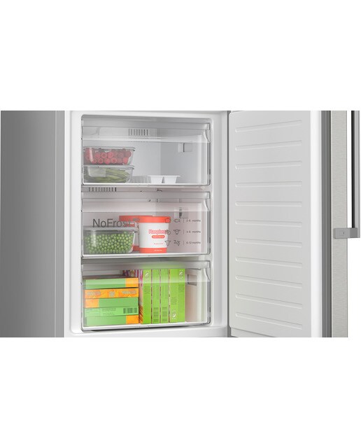 Frigorífico Combinado Bosch Série 4 KGN397ICT VitaFresh XXL PerfectFit e No Frost e de 203 cm - Inox Anti-dedadas Inox anti marcas-5