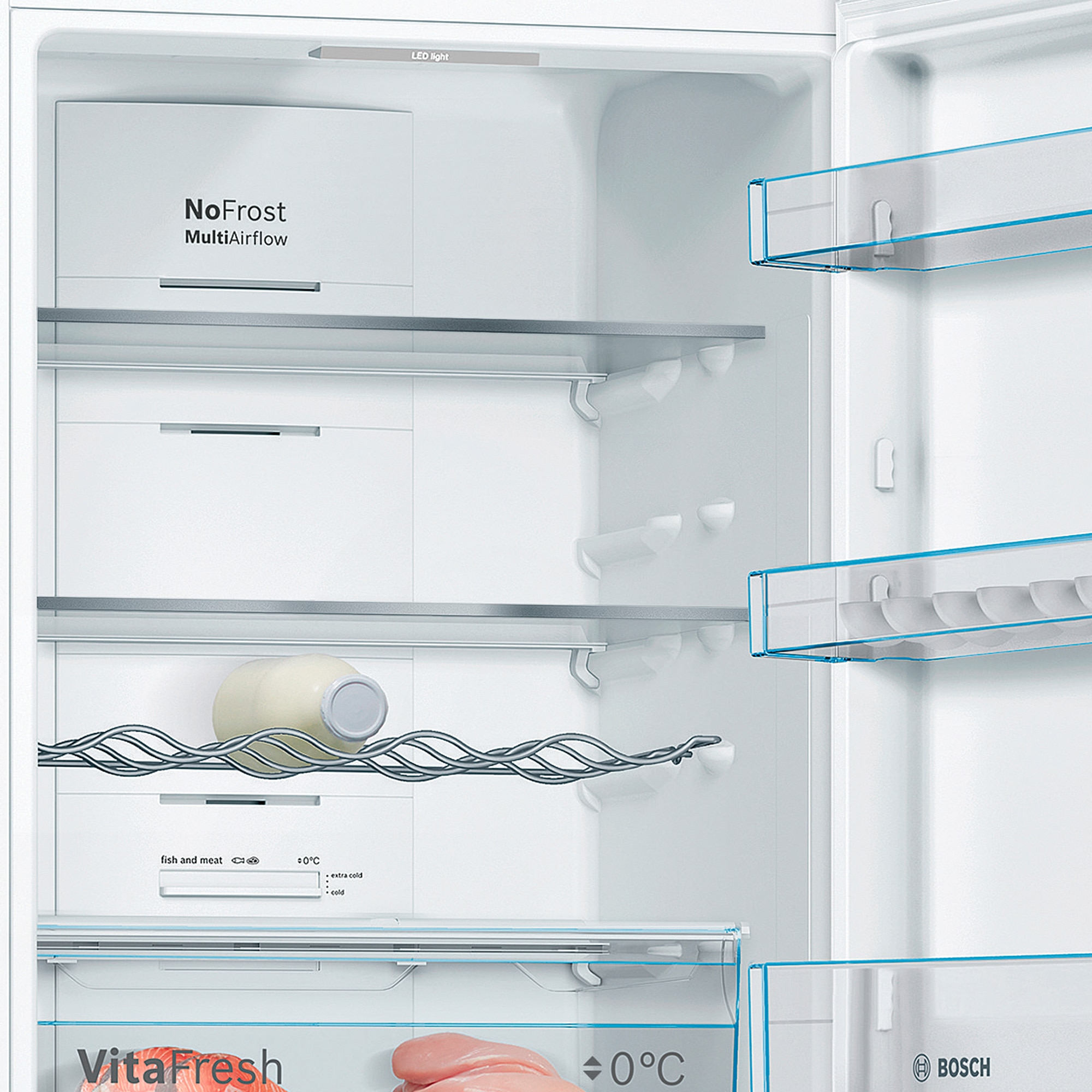 Frigorífico Combi Bosch No Frost - KGN366WCF Blanco-5