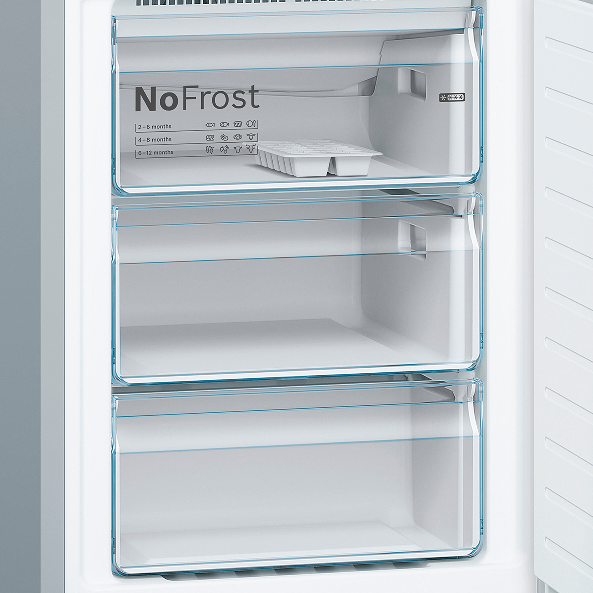 Frigorífico combi Bosch NoFrost - KGN366ICF Inox-7