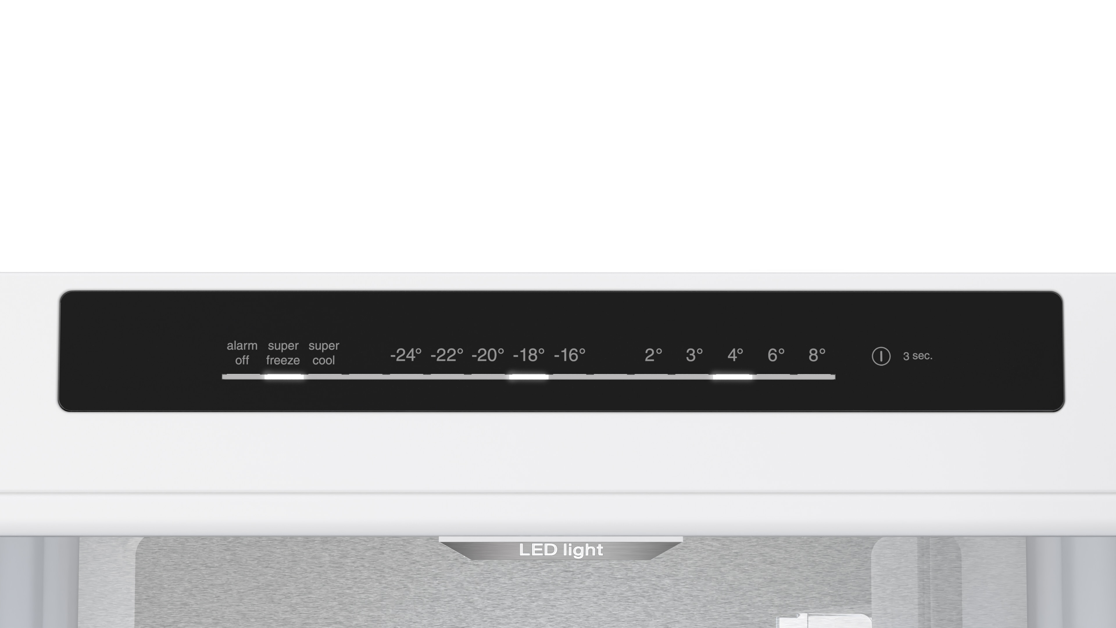 Frigorífico Combi Balay Total No Frost Serie Cristal - 3KFC869NI - Cristal negro Cristal negro-4