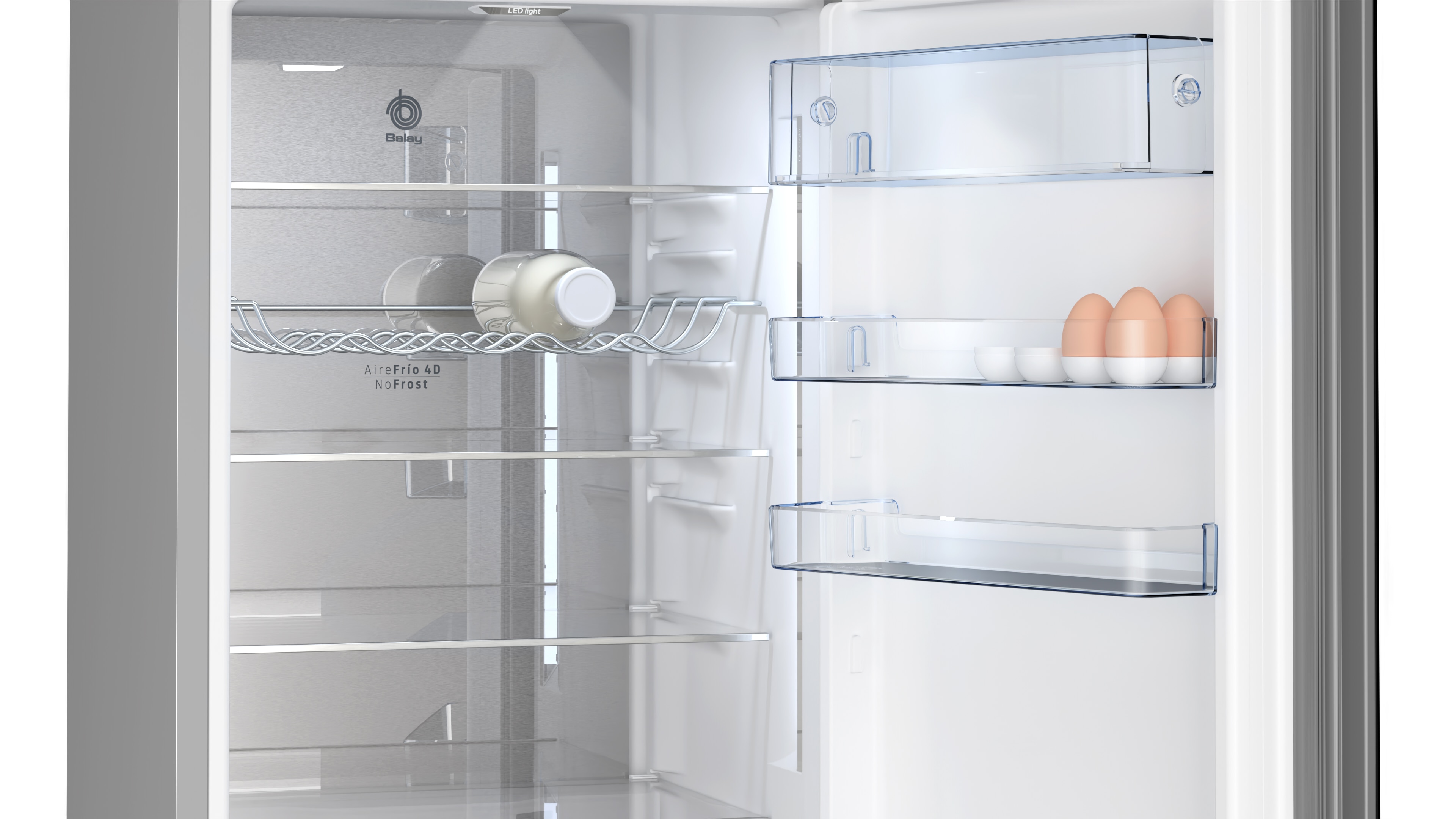Frigorífico Combi Balay Total No Frost Serie Cristal - 3KFC869NI - Cristal negro Cristal negro-5