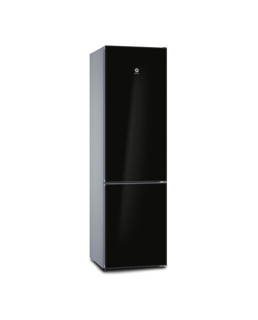 Frigorífico combi Balay No Frost con acabado cristal negro - 3KFD765NI Cristal negro-1