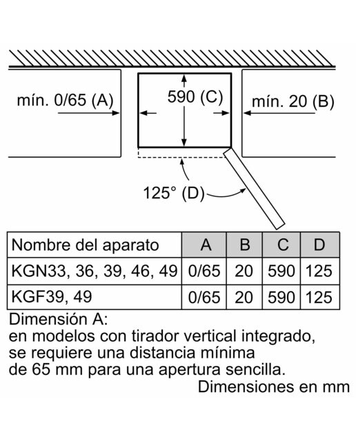 Frigorífico combi Balay No Frost con acabado cristal negro - 3KFD765NI Cristal negro-5