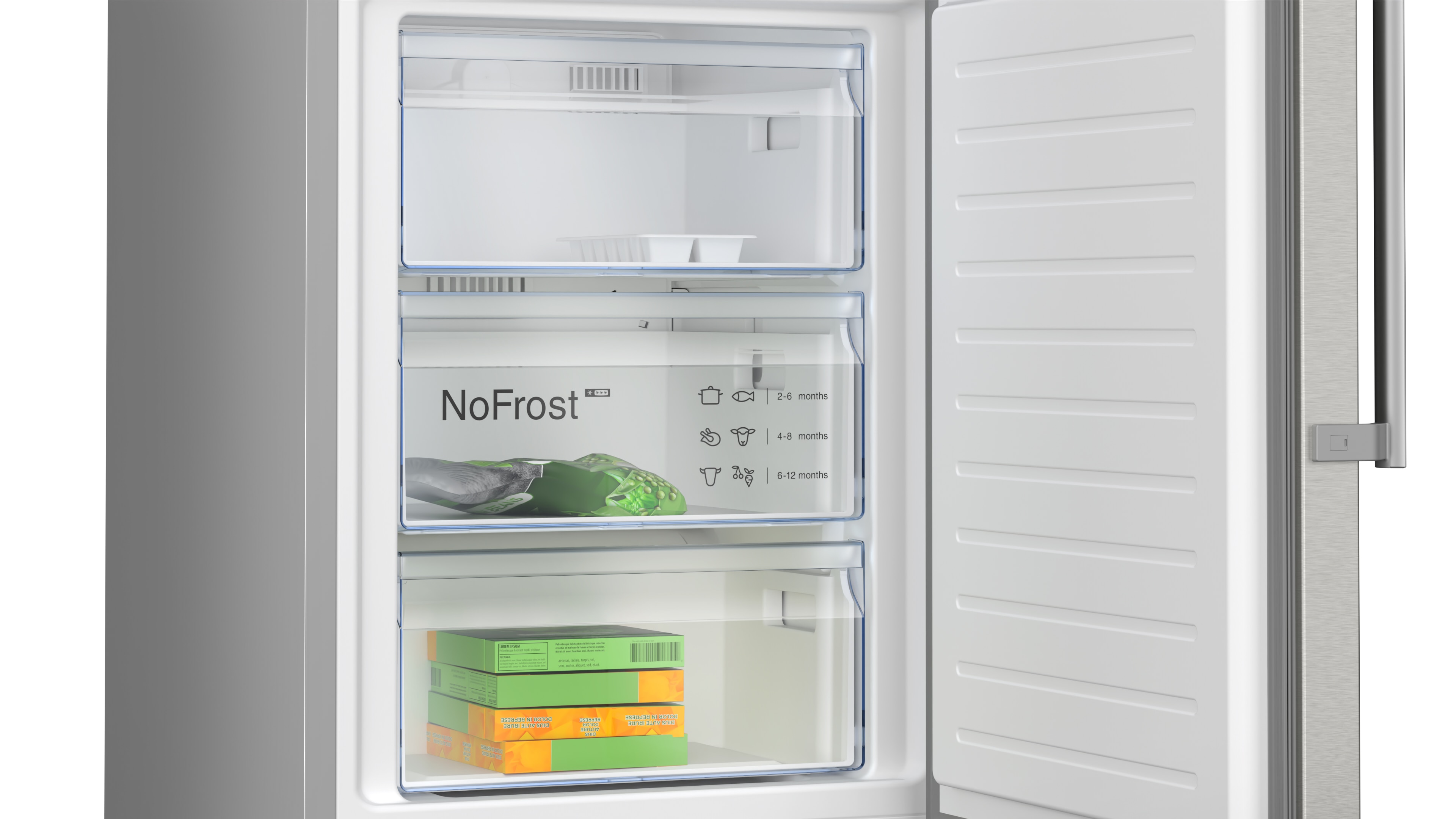 Frigorífico combi Balay No Frost - 3KFB864XE - Acero Acero-6