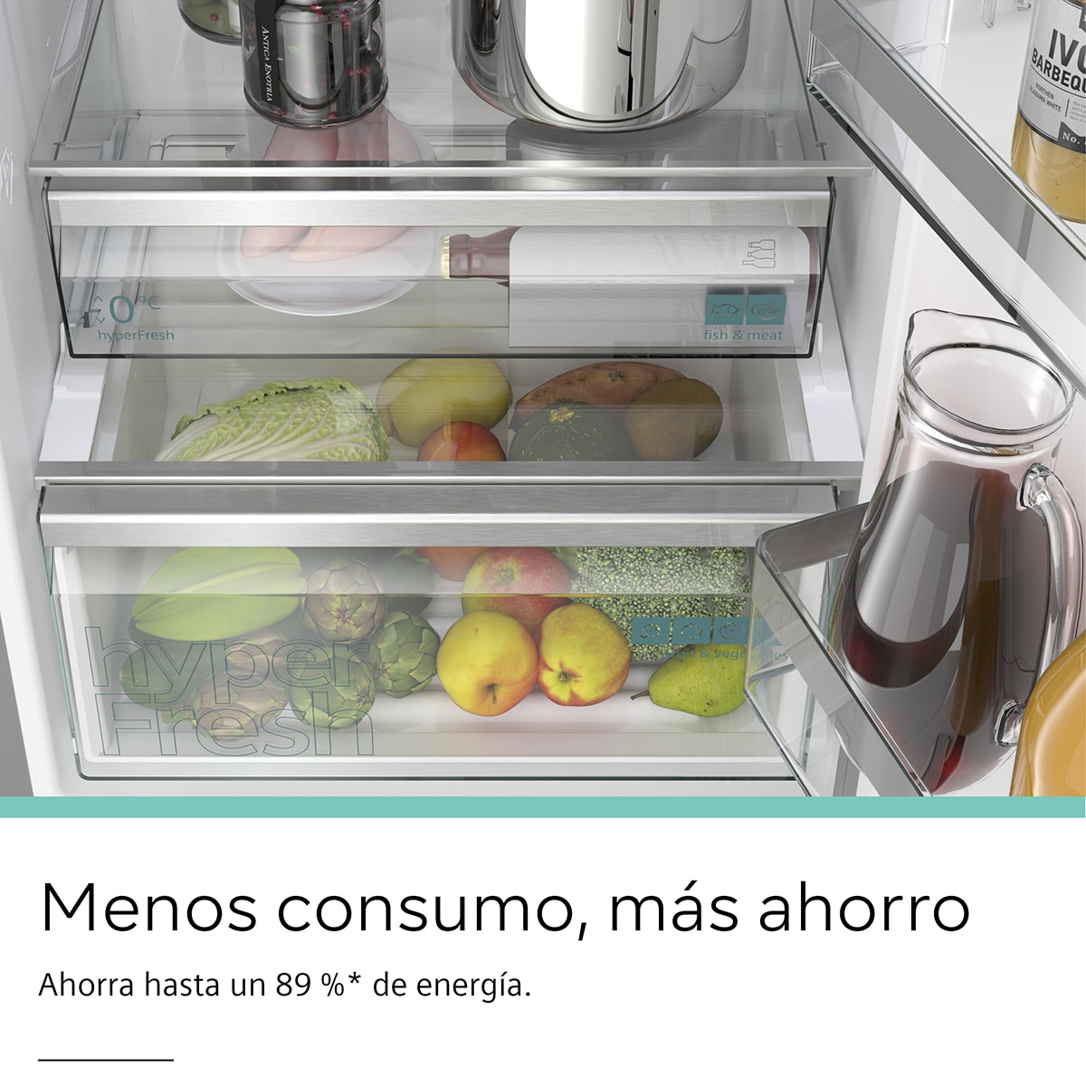 Frigorífico Combi Siemens Tecnología No Frost - KG39NAIBT Inox-9