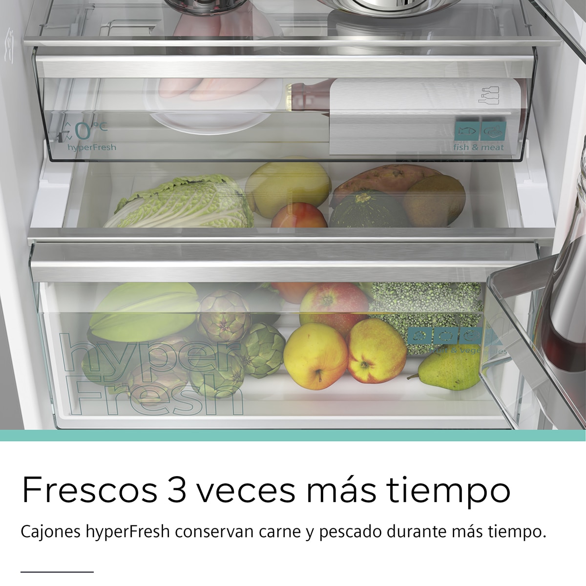 Frigorífico Combi Siemens Tecnología No Frost - KG39NAIBT Inox-12
