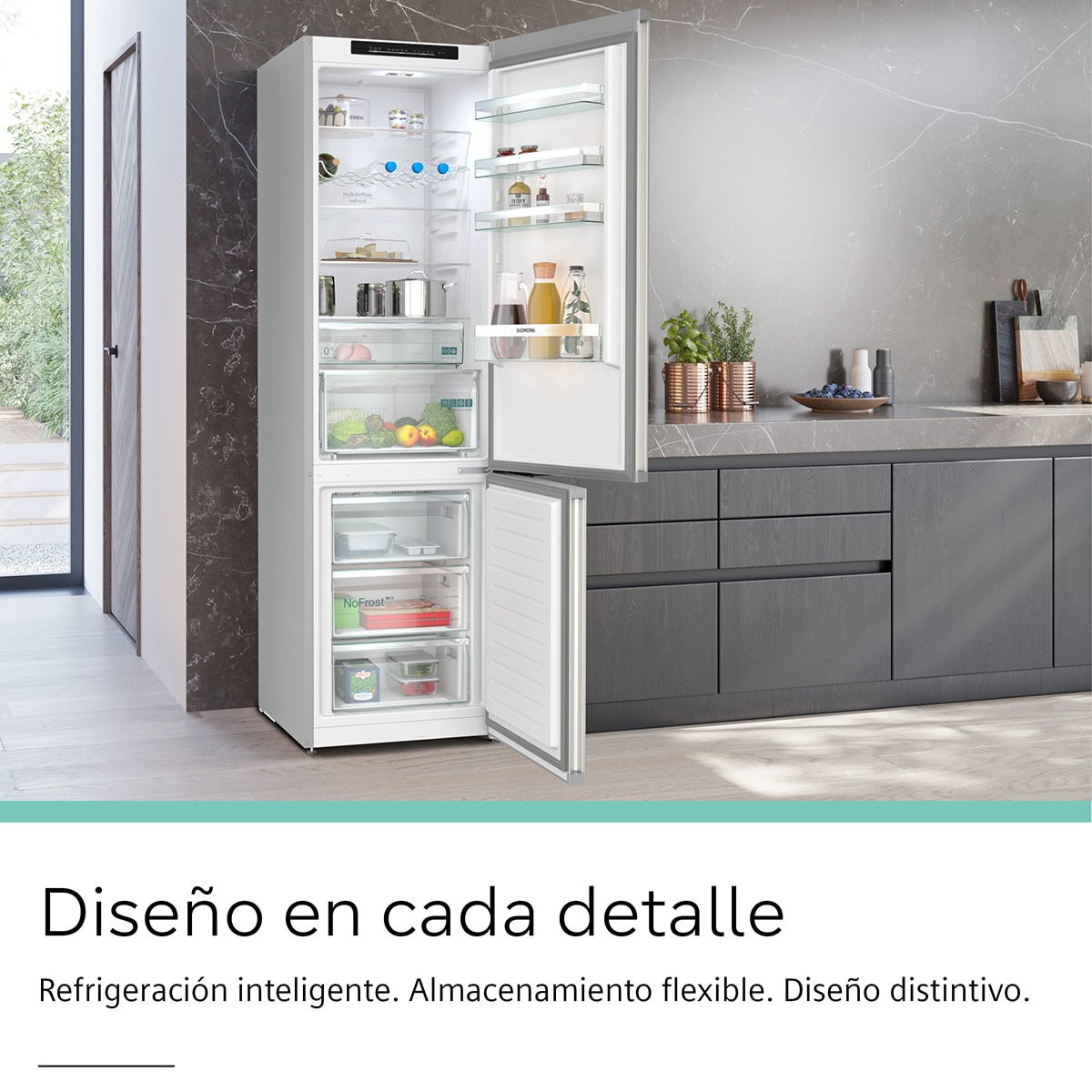 Frigorifico combi Siemens No Frost - KG39N2ICF Inox-7