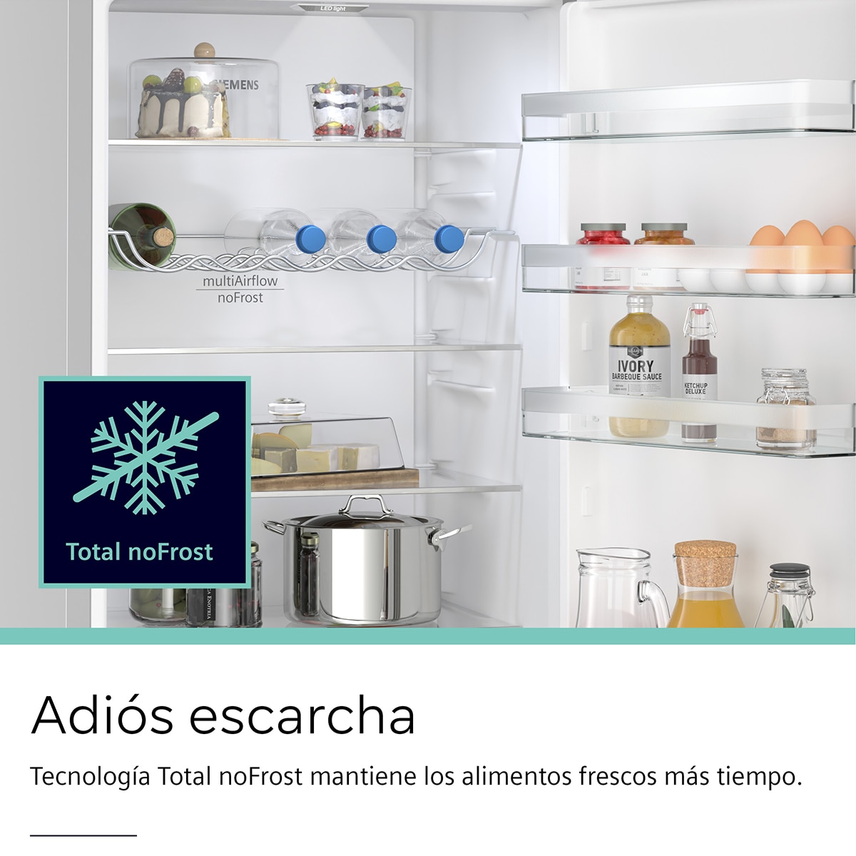 Frigorifico combi Siemens No Frost - KG39N2ICF Inox-11