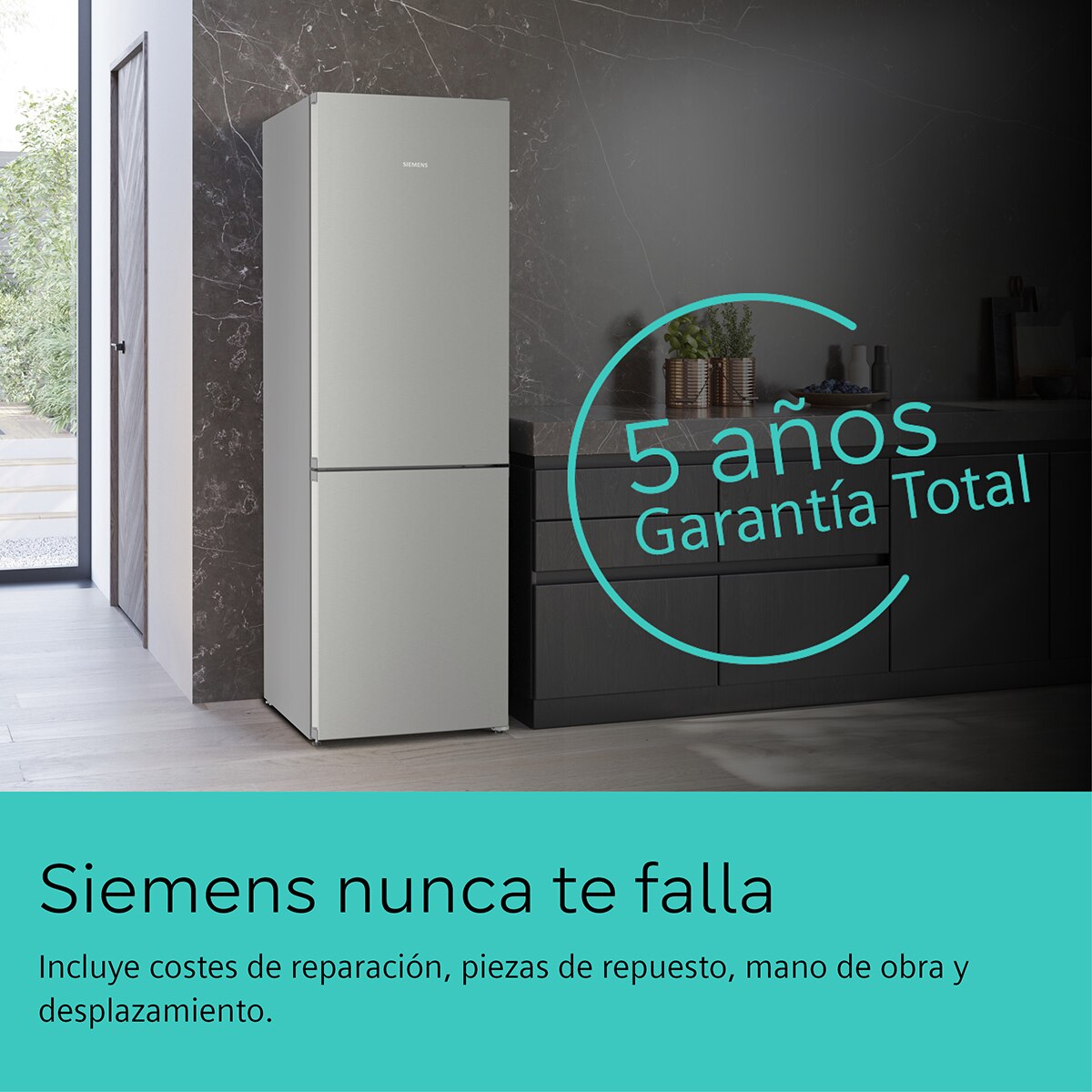 Frigorífico Combi Siemens Tecnología noFrost iQ300 - KG36N2ICF Inox-5